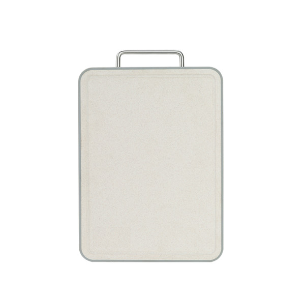 Wholesale SUS 304 Double-Sided Stainless Steel Cutting Board Wheat Straw Chopping board Manufacturer