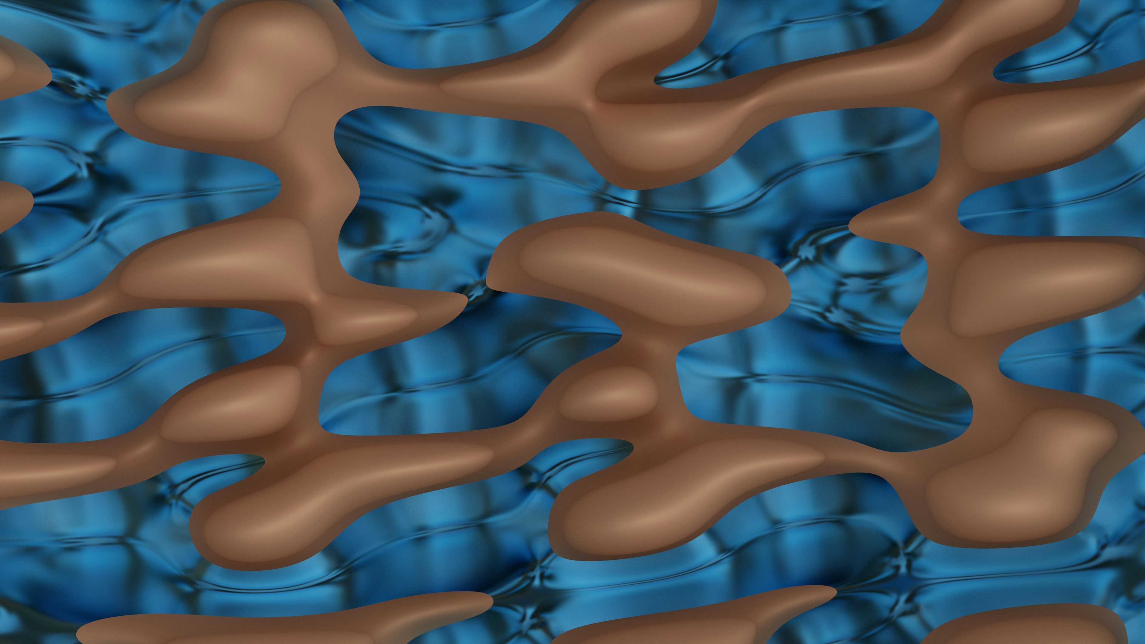 A microscopic view showing a non-porous plastic surface versus a porous wood surface