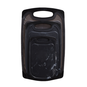 Wholesale High Quality Kitchen Artificial Marble Plastic Cutting Board Set