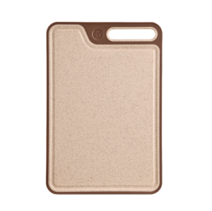 Faux Marble Plastic Cutting Board Built-in Anti-splash Groove, Non-slip Design, Scale