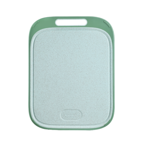 Kitchen Double-Sided Plastic Cutting Board |  11" X 15" With Non-slip Feet and Juice Collector.