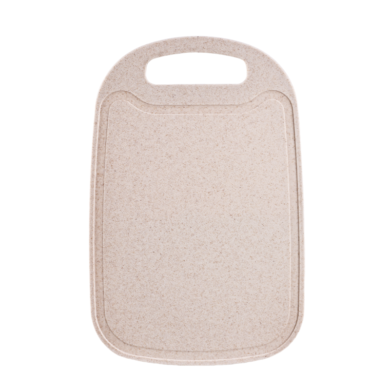 Wheat straw double-sided plastic chopping board