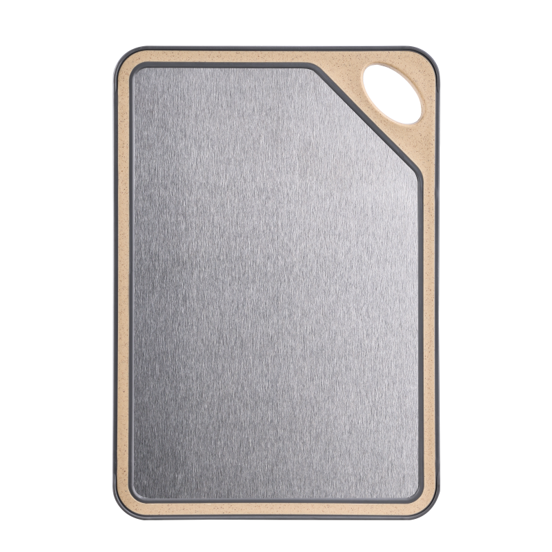 Double-Sided Stainless Steel Plastic Cutting Board