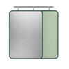 Stainless Steel Cutting Board| 11" X 16" with Solid Stainless Steel Carry Handle, Invisible Spill-Proof Grooves, Full Wrap-Around Non-Slip