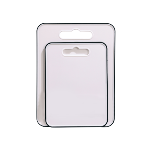 Chopaid Bestes doppelseitiges Schneidebrett-Set aus Kunststoff mit rutschfesten Füßen und Saftrille