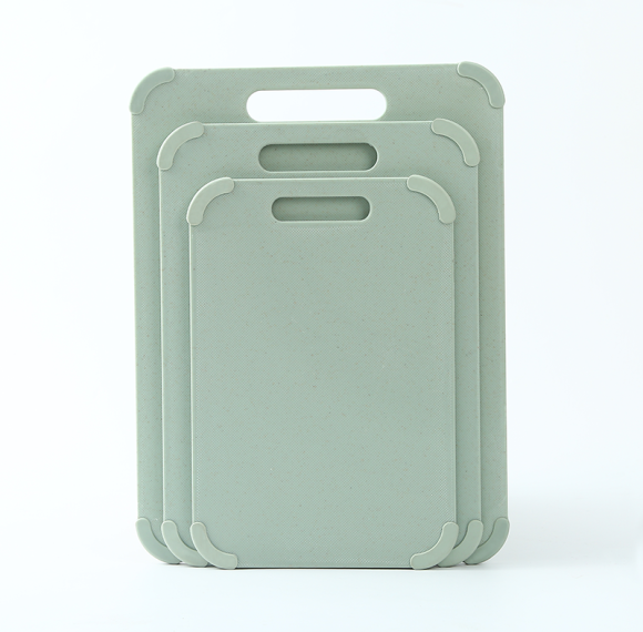 Kitchen Non-Slip  Plastic Cutting Board 10.6"X14" Using Wheat Straw and Customizable Color
