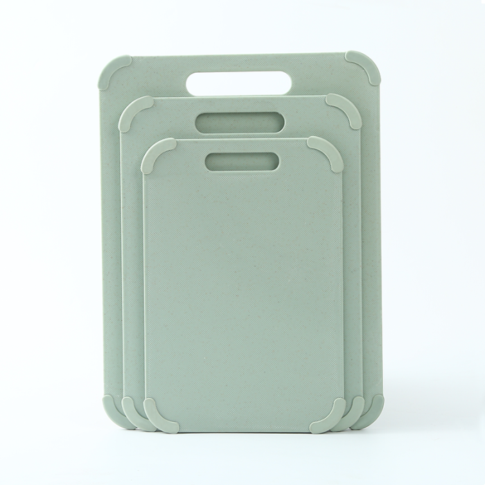 Kitchen Non-Slip  Plastic Cutting Board 10.6"X14" Using Wheat Straw and Customizable Color