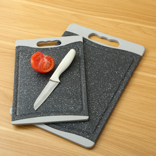 Kitchen Faux Marble Plastic Cutting Board | 11.2"X16.5" with Customizable Color.