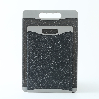Kitchen Faux Marble Plastic Cutting Board 11.2"X16.5" With Customizable Color
