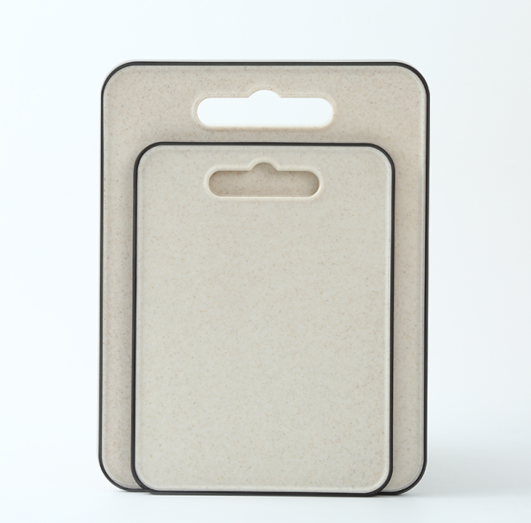 Wholesale Kitchen Non-Slip  Plastic Cutting Board 11.4"X14.9" Using Wheat Straw and Customizable Color