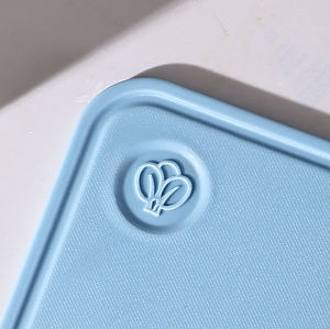 Kitchen Double-Sided Plastic Cutting Board With Non-slip Feet and Juice Groove