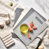 Kitchen Non-Slip  Plastic Cutting Board 7.28"X11.2" With Storage Rack