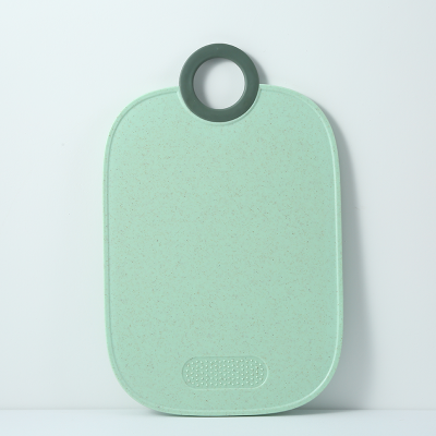 wholesale Kitchen Eco-Friendly Plastic Cutting Board with Handle 10.6" X 15.7"with Garlic Grater, Built-in Splash Resistant Grooves