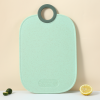 wholesale Kitchen Eco-Friendly Plastic Cutting Board with Handle 10.6" X 15.7"with Garlic Grater, Built-in Splash Resistant Grooves