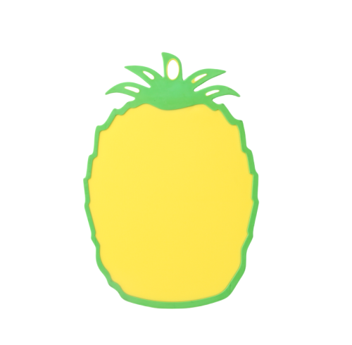 Wholesale Kitchen Pineapple Small Cutting Board With Handle With Anti-Slip Foot Pad And Double-Sided Design