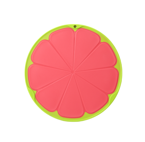 Kitchen Grapefruit Plastic Cutting Board With Handle With Anti-Slip Foot Pad And Double-Sided Design