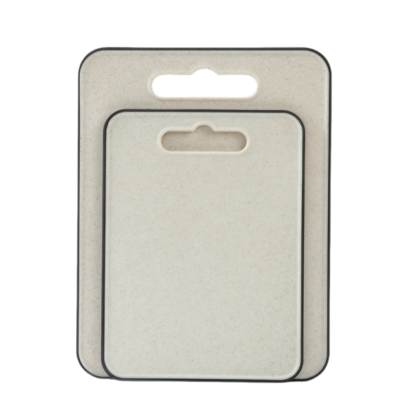 Wholesale Kitchen Non-Slip  Plastic Cutting Board 11.4"X14.9" Using Wheat Straw and Customizable Color