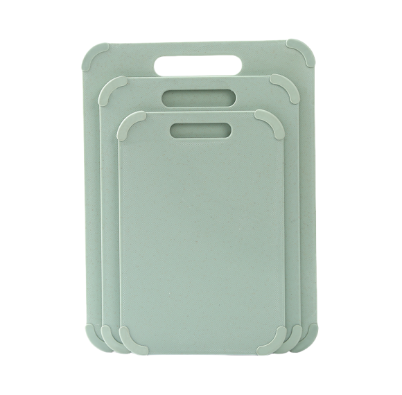 Wholesale Kitchen Non-Slip  Plastic Cutting Board 10.6"X14" Using Wheat Straw and Customizable Color