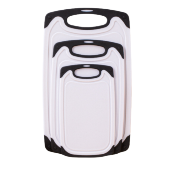 Wholesale Kitchen Double-Sided  Plastic Chopping  Board  Set