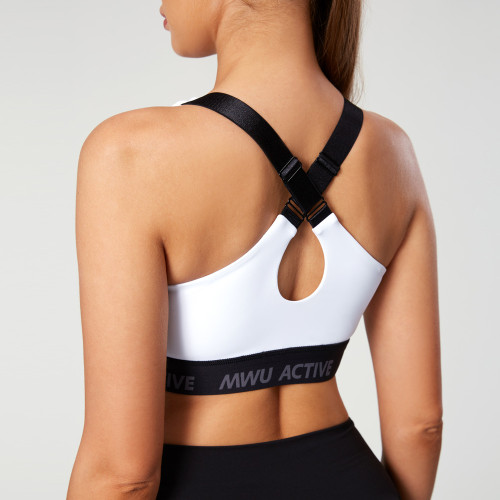 Removable Pads Zipper Sports Bra | OEM