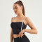 Spaghetti Straps Sports Bra Black | OEM
