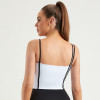 Removable Pads Sports Bra White | OEM
