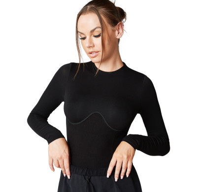 Women Long Sleeve Corset Sweatshirts | Pullover Tops | OEM