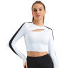 Zipper Corset Workout Sweatshirts Pullover Tops | OEM