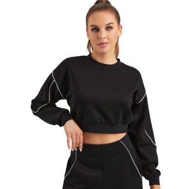 Women Crop Sweatshirts Pullover Tops | OEM