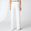 White Slit Wide Leg Sweatpants | OEM
