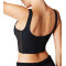 Black Mesh Sports Bras | Open Back Fitness Tops & Athletic Wear | Retail