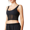 Black Mesh Sports Bras | Open Back Fitness Tops & Athletic Wear | Retail