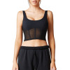 Black Mesh Sports Bras | Open Back Fitness Tops & Athletic Wear | Retail