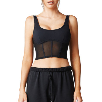 Built in Pads Mesh Sports Bra | Best Seller