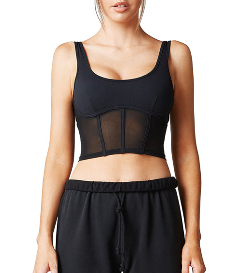 Built in Pads Mesh Sports Bra | Best Seller