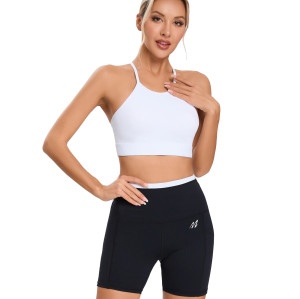 Spaghetti Strap Halter Sports Bra |  Best Seller