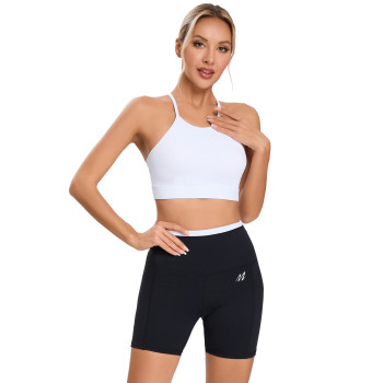 Spaghetti Strap Halter Sports Bra |  Best Seller