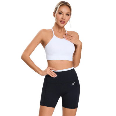 Spaghetti Strap Halter Sports Bra |  Best Seller