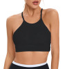 High Neck Racerback Halter Sports Bra | Best Seller