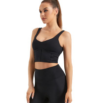 Women's Bulit in Bra Sports Bras | Medium Impact Longline Sweetheart | Retail