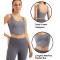 Longline Sports Bra | Scoop Neck Bulit In Bra | Retail