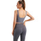 Longline Sports Bra | Scoop Neck Bulit In Bra | Retail