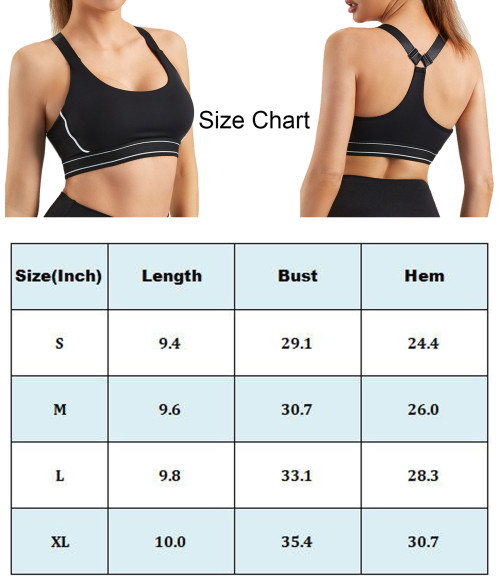 Scoop Neck Racerback Halter Sports Bra | Retail