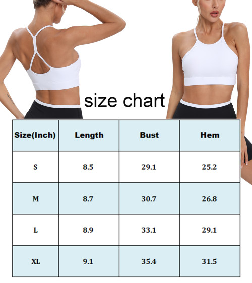 High Neck Racerback Halter Sports Bra | Retail