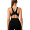 Black Sports Bra | Scoop Neck Racerback Sports Bra | Retail