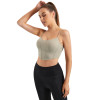 Spaghetti Strap Sports Bra | Workout Fitness Basic Crop Tops| Retail