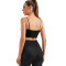 Spaghetti Strap Sports Bra | Black Bulit in Bra Crop Tops | Retail
