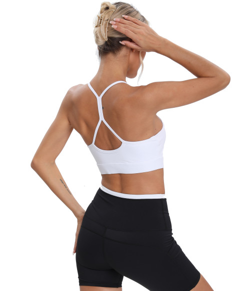 Spaghetti Strap Halter Sports Bra |  Retail