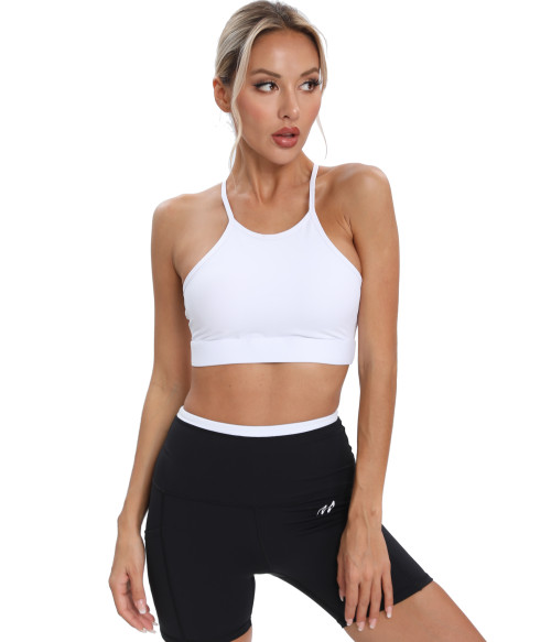 Spaghetti Strap Halter Sports Bra |  Best Seller