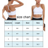 Spaghetti Strap Halter Sports Bra White |  OEM